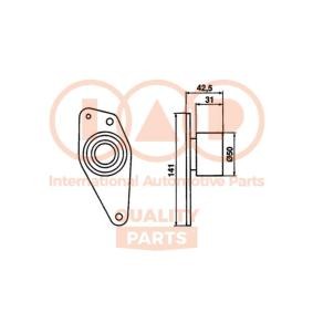 Comprar Polea tensora, correa dentada de IAP QUALITY PARTS 127-12084 a bajo precio de 89,91 €
