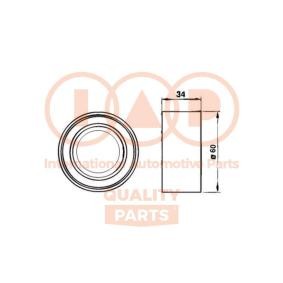 Schwingungsdämpfer, Zahnriemen 127-15050 SUBARU von IAP QUALITY PARTS