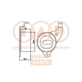Spannrolle, Zahnriemen 127-17081 von IAP QUALITY PARTS günstig für 78,86 € online kaufen