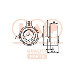 Spannrolle, Zahnriemen für DAEWOO von IAP QUALITY PARTS
