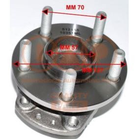 Achetez des Moyeu de roue IAP QUALITY PARTS 408-02013K à prix pour 153,50 €