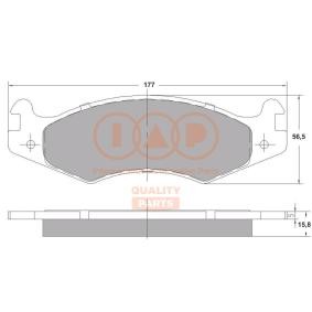 Bremsbeläge für HUMMER von IAP QUALITY PARTS