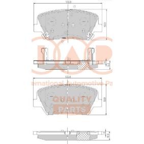 Bremsbeläge 704-07100 von IAP QUALITY PARTS günstig für 94,39 € online kaufen