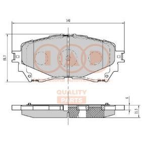 Bremsbeläge 704-11150 von IAP QUALITY PARTS günstig für 81,33 € online kaufen