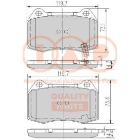 Bremsbeläge für NISSAN von IAP QUALITY PARTS