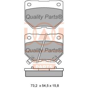 Bremsbeläge 704-15041 von IAP QUALITY PARTS günstig für 84,55 € online kaufen