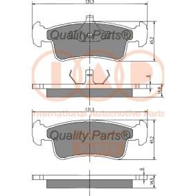 Bremsbeläge des Herstellers IAP QUALITY PARTS - Originalware Artikelnummer: 704-16030