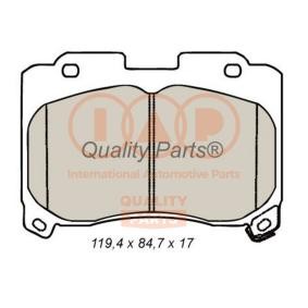 Bremsbeläge für TOYOTA von IAP QUALITY PARTS