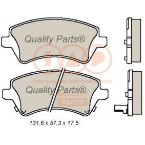 Bremsbeläge für TOYOTA von IAP QUALITY PARTS