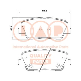 Bremsbeläge 704-21087 von IAP QUALITY PARTS günstig für 85,91 € online kaufen