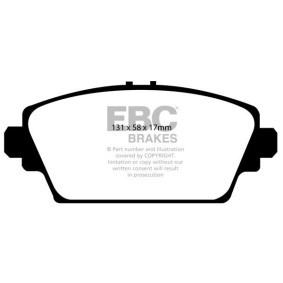 Kjøp Bremseklosser av EBC Brakes DP21339 til den lave prisen 1705720,61 NOK