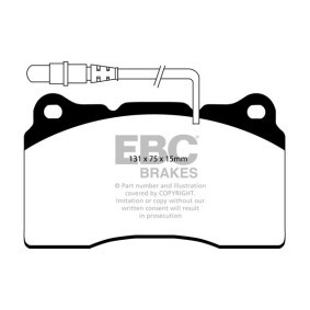 Köp Bromsbelägg av EBC Brakes DP21419 till det låga priset 1611565,30 kr