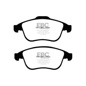 Osta Jarrupalat, levyjarru EBC Brakes:llä DP22024 edullisesti hintaan 144323,73 €