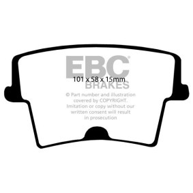 Köp Bromsbelägg av EBC Brakes DP41722/2R till det låga priset 1611565,30 kr