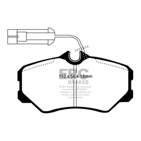 Köp Bromsbelägg av EBC Brakes DP820 till det låga priset 1611565,30 kr
