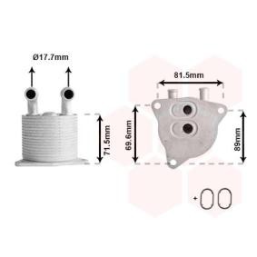 Achetez des Radiateur d'huile de boite de vitesse automatique VAN WEZEL 59013711 à prix pour 77,56 €
