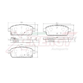 Acquista Kit pastiglie freni da AP XENERGY X41166 a buon mercato per soli 51,16 €