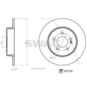 Bremsscheibe 10 10 7726 von SWAG günstig für 82,51 € online kaufen