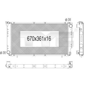 Kühler, Motorkühlung 734-1002 von TYC günstig für 75,59 € online kaufen