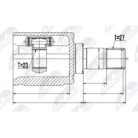 Gelenksatz, Antriebswelle NPW-HD-015 von NTY günstig für 38,90 € online kaufen