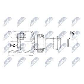 Gelenksatz, Antriebswelle NPW-NS-058 von NTY günstig für 53,92 € online kaufen