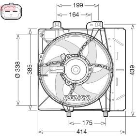 Kühlerlüfter DER07011 von DENSO günstig für 130,81 € online kaufen