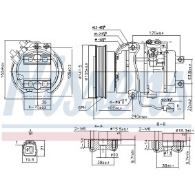 Achetez des Pulseur d'air de chez NISSENS en ligne pour X6 (F16, F86) à prix modérés