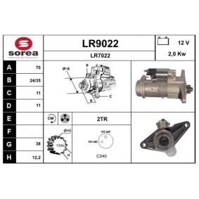 Compre Motor de arranque da SNRA LR9022 a um preço baixo por 371,29 €