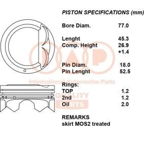 Kolben 100-21100 von IAP QUALITY PARTS günstig für 325,29 € online kaufen