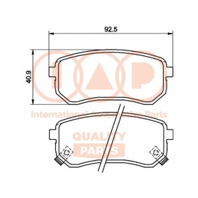 Bremsbeläge 704-21091G von IAP QUALITY PARTS günstig für 84,20 € online kaufen