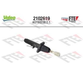 Achetez des Cylindre émetteur d'embrayage VALEO 2102619 à prix pour 141,31 €
