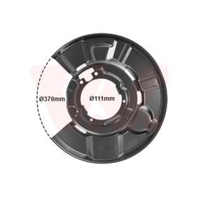 Compre Chapa deflectora, disco de travão da VAN WEZEL 0657374 a um preço baixo por 44,61 €