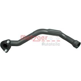 Compre Tubo flexível, respiro da tampa da cabeça do motor da METZGER 2380089 a um preço baixo por 22,76 €