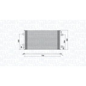 Achetez des Condenseur, climatisation MAGNETI MARELLI 350203941000 à prix pour 70,97 €