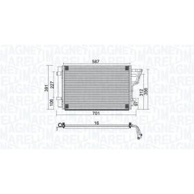 Compre Condensador, ar condicionado da MAGNETI MARELLI 350203951000 a um preço baixo por 95,13 €