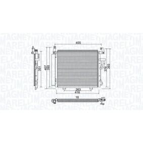 Compre Condensador, ar condicionado da MAGNETI MARELLI 350203975000 a um preço baixo por 113,52 €