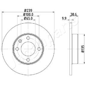 Bremsscheibe für SEAT von JAPANPARTS