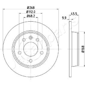 Bremsscheibe DP-0306 von JAPANPARTS günstig für 45,95 € online kaufen