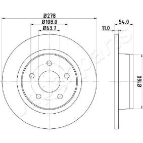 Bremsscheibe für FORD von JAPANPARTS
