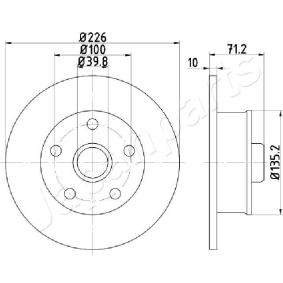 Bremsscheibe DP-0923 von JAPANPARTS günstig für 56,63 € online kaufen