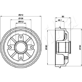 Bremsscheibe 60-00-0517 von ASHIKA günstig für 51,66 € online kaufen