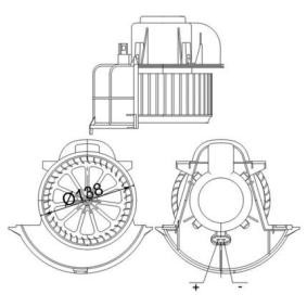 Innenraumgebläse AB 113 000S PORSCHE von MAHLE ORIGINAL