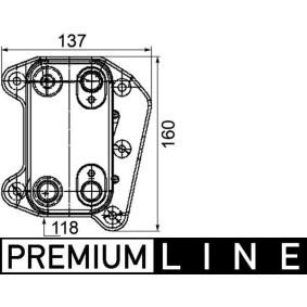 Ölkühler CLC 105 000P von MAHLE ORIGINAL günstig für 135,87 € online kaufen