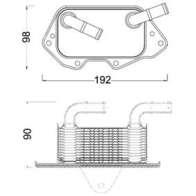 Achetez des Radiateur d'huile MAHLE ORIGINAL CLC 186 000S à prix pour 83,34 €