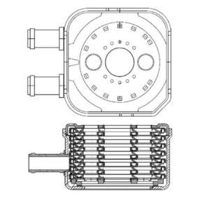 Achetez des Radiateur d'huile MAHLE ORIGINAL CLC 3 000S à prix pour 66,85 €