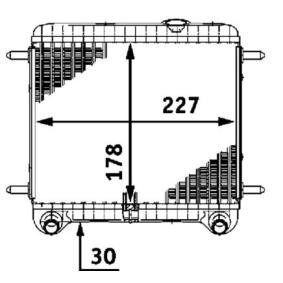 Kühler, Motorkühlung CR 550 000P von MAHLE ORIGINAL günstig für 164,76 € online kaufen