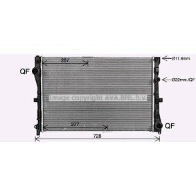 Kühler, Motorkühlung MS2728 von PRASCO günstig für 160,18 € online kaufen