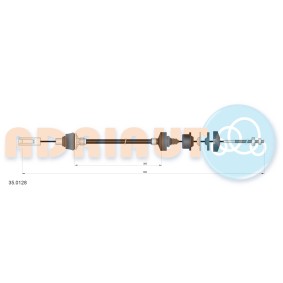 Kupplungsseil 35.0128 von ADRIAUTO günstig für 24,09 € online kaufen