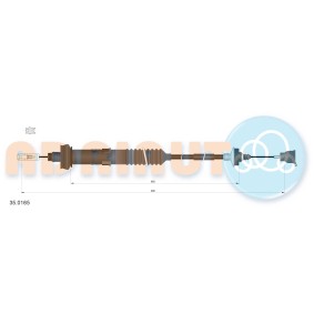 Kupplungsseil 35.0165 von ADRIAUTO günstig für 39,07 € online kaufen