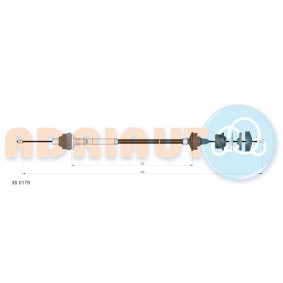 Kupplungsseil 35.0179 von ADRIAUTO günstig für 35,08 € online kaufen